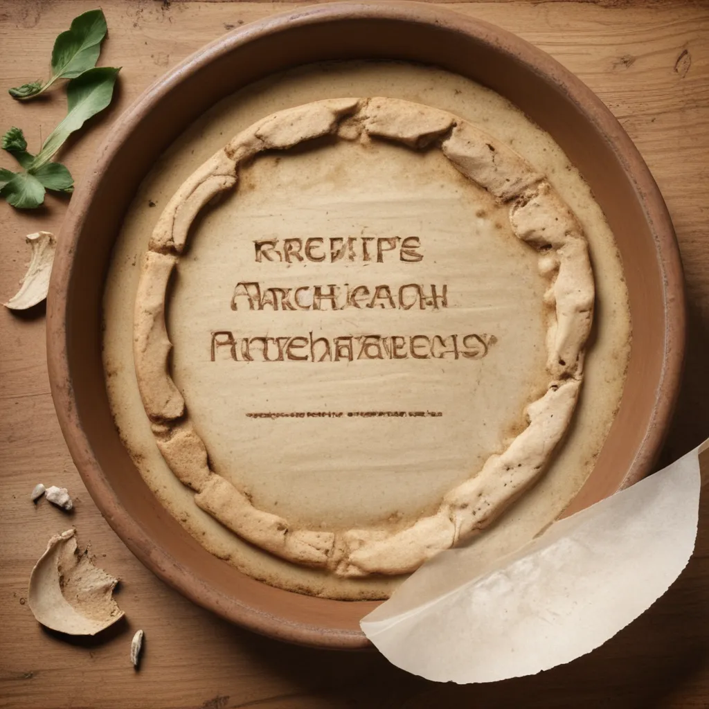 Recipe Archaeology